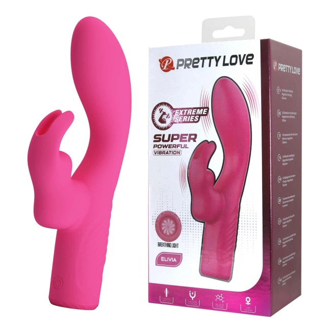 Wibrator Króliczek Elivia 10-function G-spot Vibrator 02 Pretty Love do Punktu G | 100% ORYGINAŁ| DYSKRETNA PRZESYŁKA